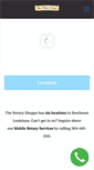 Mobile Screenshot of notaryshoppe.com